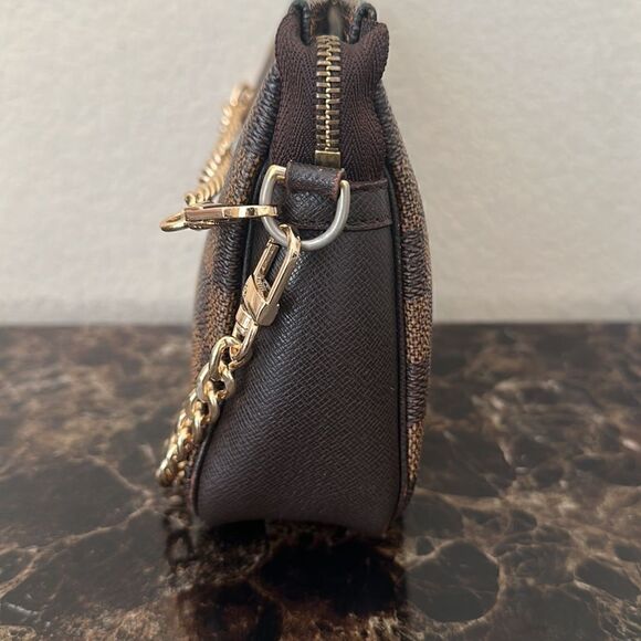 Louis Vuitton Damier Ebene Trousse Make Up Bag Mini Pochette - Picture 5 of 15